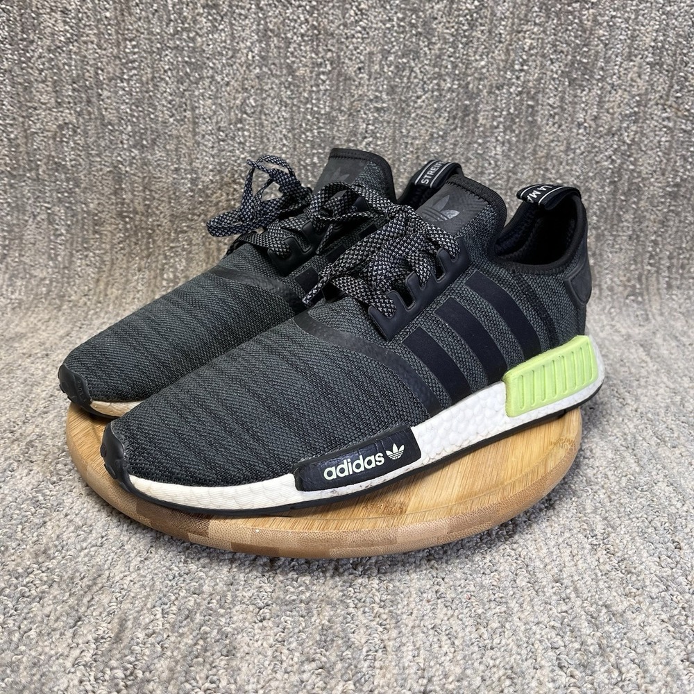 Adidas NMD R1 Night Cargo Grey F37065 Men's Size 10 Gym Shoes Athletic Sneakers